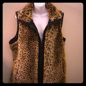 East 5th Faux fur winter vest